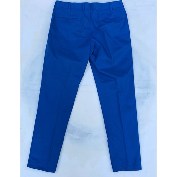 Men’s Red Saks Fifth Avenue Blue Trim Fit Pants - Picture 9 of 9